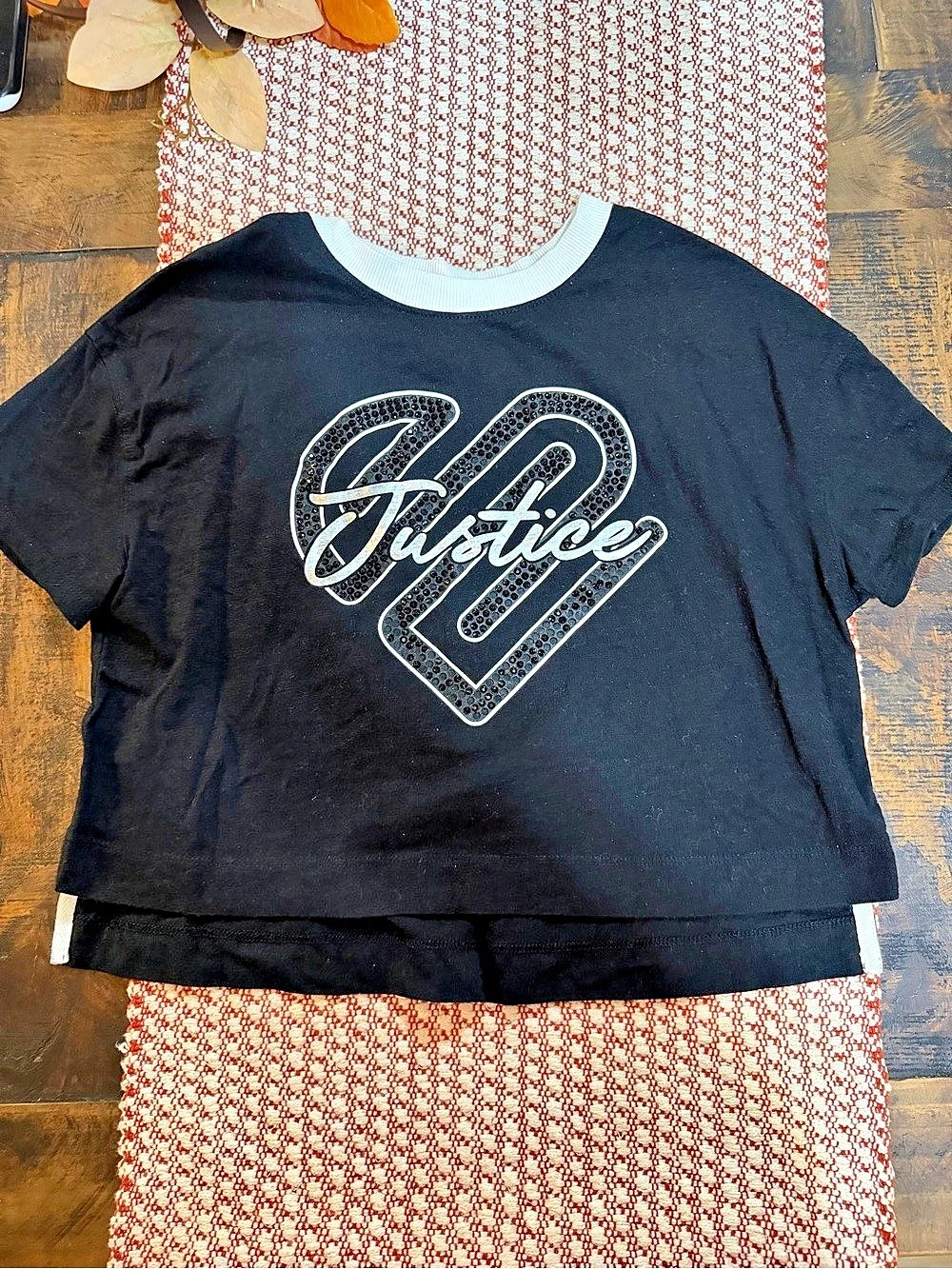 Justice Girls Graphic Short Sleeve Tee Size 8